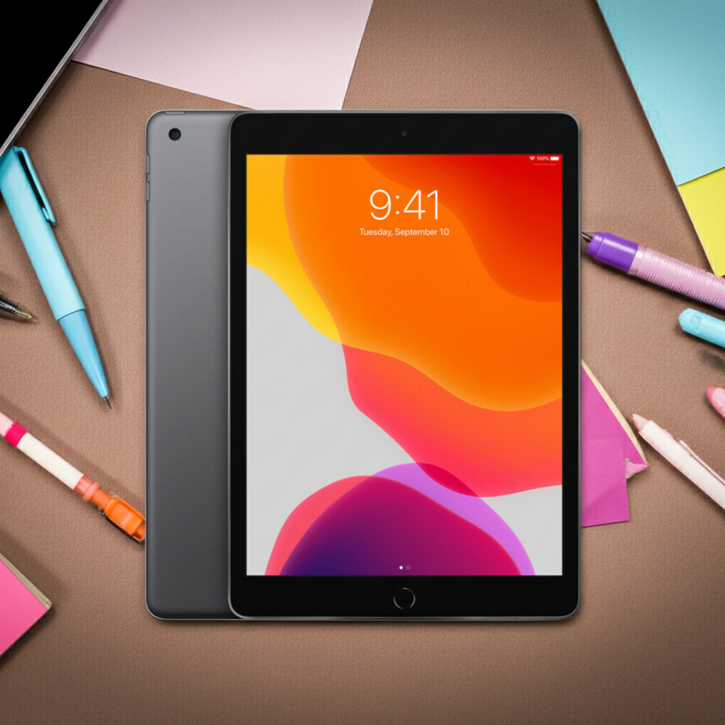Skoletablet - Brugt Apple iPad 7.Gen - 10.2" (2019) 32 GB - WiFi - Meget god stand