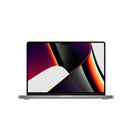 Skolecomputer - Apple MacBook (M1 Pro, 2021)Space Gray - 14,2", 3024 X 1964 - CPU: M1 8-Core - GPU: M1 Pro 14-Core - 512 SSD - 16 GB ram - Okay Stand