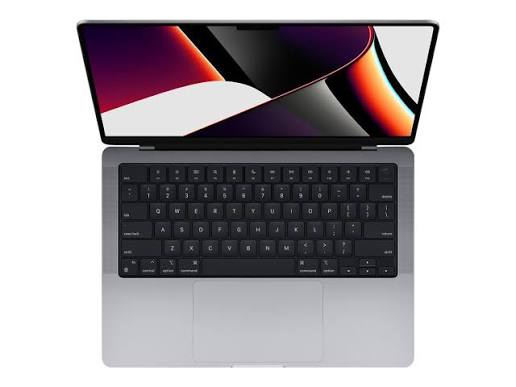 Skolecomputer - Apple MacBook (M1 Pro, 2021)Space Gray - 14,2", 3024 X 1964 - CPU: M1 8-Core - GPU: M1 Pro 14-Core - 512 SSD - 16 GB ram - Okay Stand
