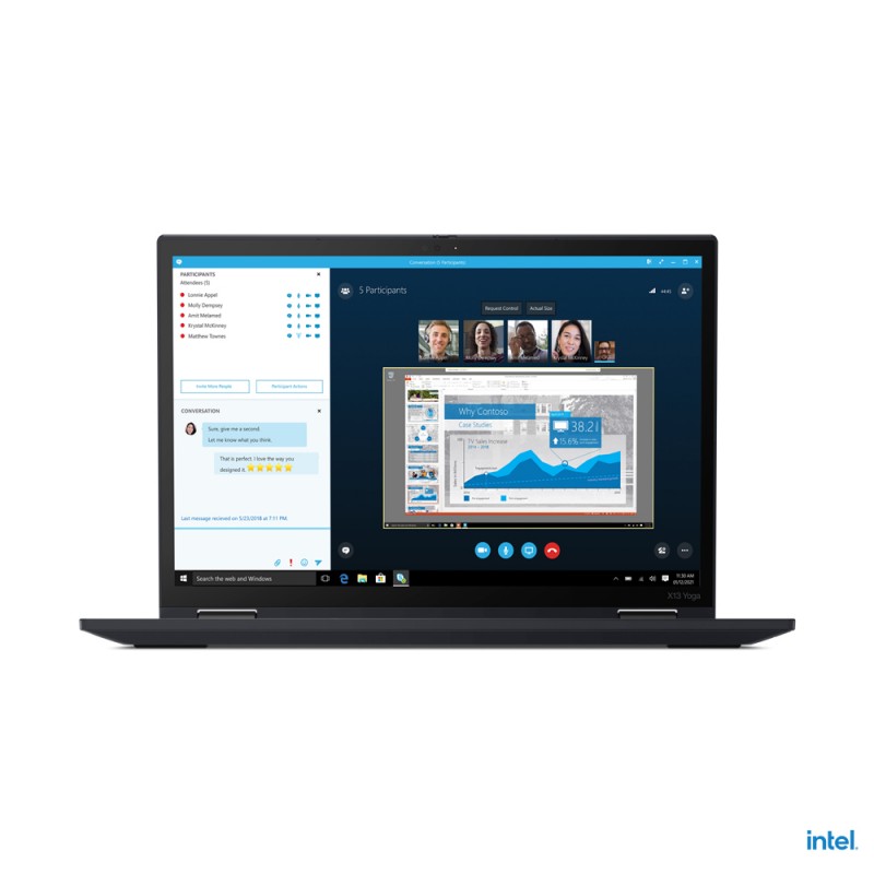 Skolecomputer - Brugt ThinkPad X13 Yoga Gen 2 - 13,3" FHD skærm - 11th Gen Intel(R) Core(TM) i5-1135G7 - 256 SSD - 16 GB ram - meget god stand - Win 11